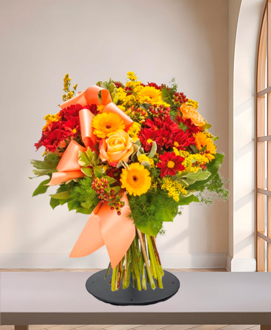 Bouquet Hommage — fleurs de deuil livrees a Paris