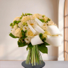 Bouquet Pensée — fleurs de deuil livrees a Paris