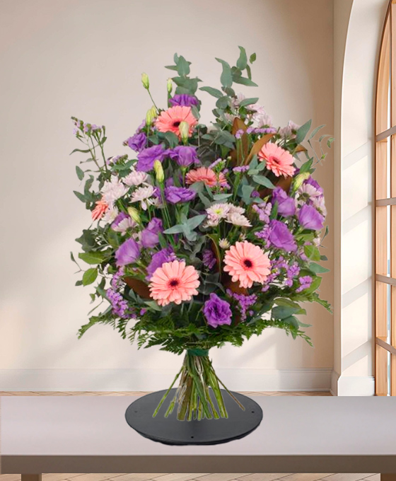 Bouquet Repos — fleurs de deuil livrees a Paris