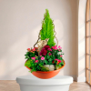 Composition Plantes Vertes — fleurs de deuil livrees a Paris