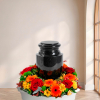 Couronne Recueillement — fleurs de deuil livrees a Paris