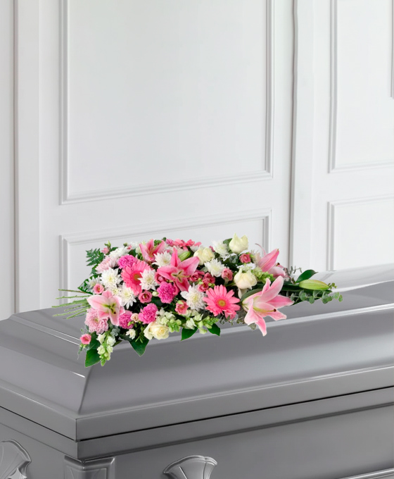 Gerbe Élégance — fleurs de deuil livrees a Paris